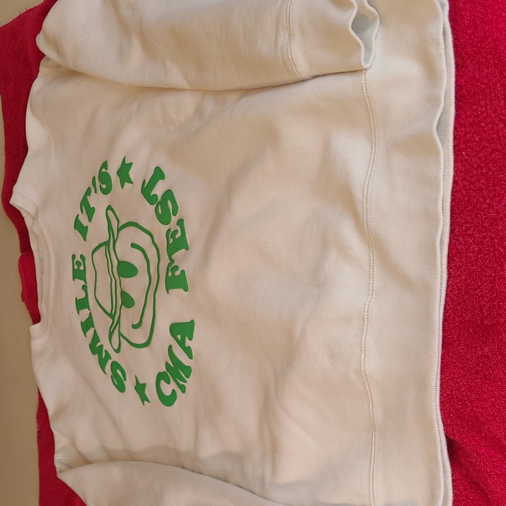CMA Fest White Swearshirt